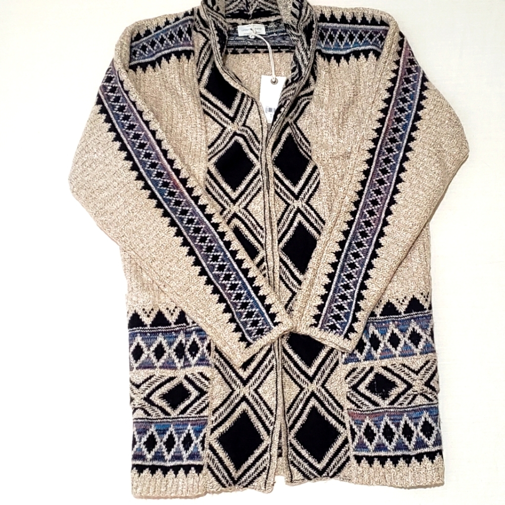Lucky Brand NWT 2x long cardigan